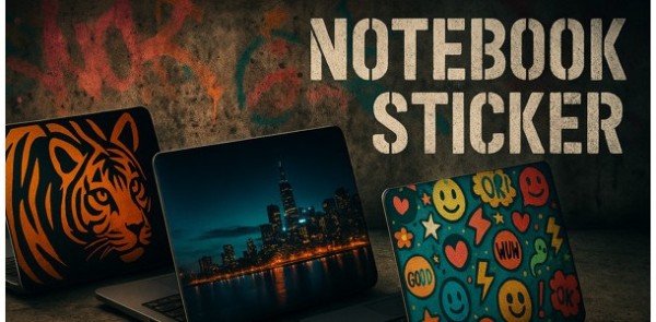 Notebook Sticker, laptop sticker